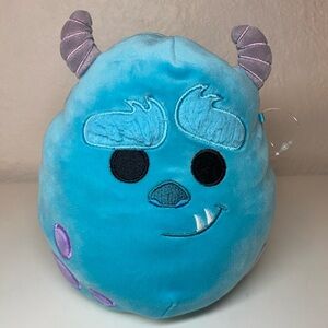 Squishmallow 7” Sulley Monsters Inc. DisneySoft Blue Monster Plush KellyToy 2021